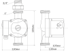 Насос циркуляционный AQUARIO AC204-130 фото 21838