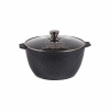 Кастрюля а/п Мечта Гранит Black, 4л с крышкой 44802