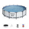 Бассейн каркасный BESTWAY 427*107, 13030л, фил.-насос 3028л/ч, лестница, тент 56950