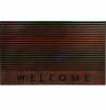 Коврик придверный VORTEX Welcome 45х75 см, медь, рифленый 24271