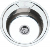 Мойка нерж. врезная MG6-49 (круглая/глянец)