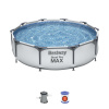 Бассейн каркасный Bestway Steel Pro Max 305х76см 4678л 56408, фильтр-насо, картридж (тип I) фото 34483