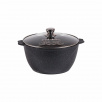 Кастрюля а/п Мечта Гранит Black, 2л с крышкой 42802