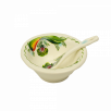 Солонка Зеленый лук с ложкой АКСИНЬЯ