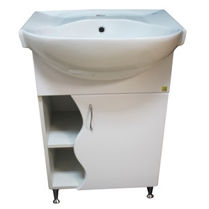 Тумба EVA GOLD "Wave" (умыв. Уют 55) сосна Карелия фото 20499