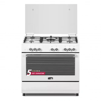 Газ.плита 4-х горел. SIMFER F96MW52001 белый,90см( газ.-эл) фото 50712