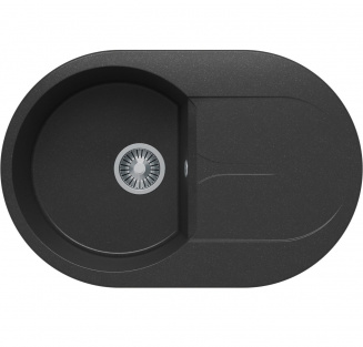 Мойка гранит. Tolero Gelcoat Ronda-760 черная (36964) фото 40206