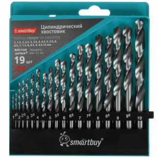 Набор инст. SMARTBUY сверла по/мет.19пр. (SBT-SDM-19P1) фото 53328