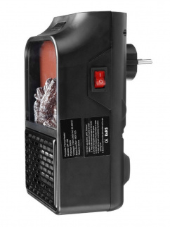 Обогреватель керамический Flame Heater 1000 Вт (в розетку) фото 33498
