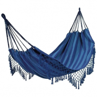 Гамак полотняный Ecos Hammock Ham-18 с бахромой, сумкой для хранения и переноски, 200х120 см фото 45098