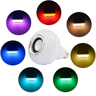 Светильник музыкальный ШАРИК BLUETOOTH S-532 MUSIC BULB с переходником фото 37469