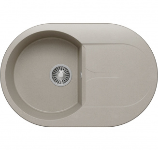 Мойка гранит. Tolero Gelcoat Ronda-760 серая (36966) фото 40209