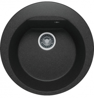 Мойка гранит. Tolero Gelcoat Ronda-520 черная (36956) фото 40220