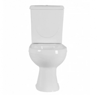 Унитаз Компакт ИРИДА белый (гориз.вып.+арм.+сид.+безГофры) СтОскол фото 46594