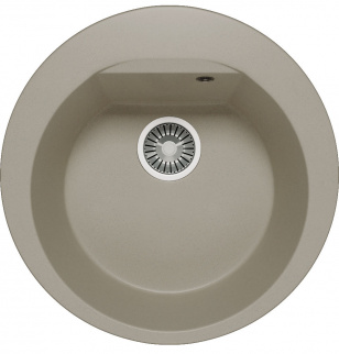 Мойка гранитная Tolero Gelcoat Ronda-520 серая (36958) фото 40045