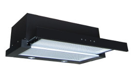 Вытяжка кух.MACBI MTF60-3 Black 800м/3, черн.стекло, акрил.планка фото 23864