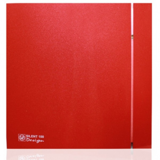 Вентилятор канальный SOLER & PALAU SILENT 100 CZ DESING RED фото 19826