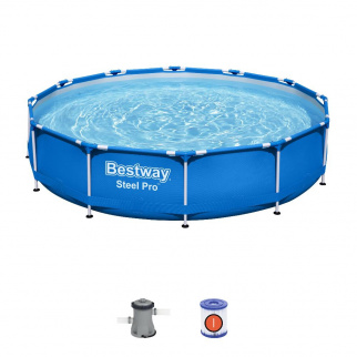 Бассейн каркасный Bestway 366*76, 6473л, фильтр-насос 56681 фото 34848