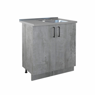 Стол под мойку - Цемент светлый (мойка 60*50, 60*60) фото 40715