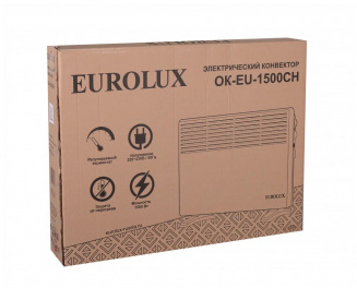 Конвектор эл. Eurolux OK-EU-1500CH (стич) 67/4/32 фото 36876
