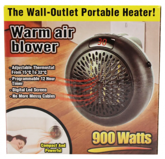 Обогреватель керамический Warm Air Blower 900Вт (в розетку) фото 33478