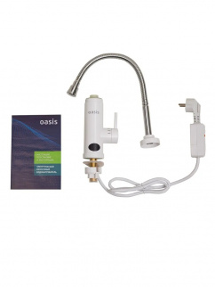 Водонагреватель-кран эл.проточный ОАЗИС GP-W фото 41939