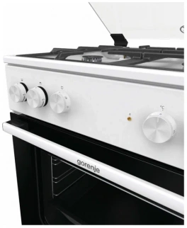 Газ.плита 4-х горел. GORENJE GK6A20WF белый (чугун, гриль) (комби) фото 50627