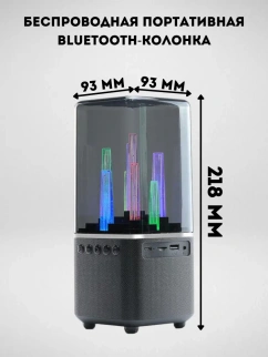 Беспроводная bluetooth-Колонка TU102 Citylight, 10 Вт, TWS, FM/AUX3.5 фото 37285