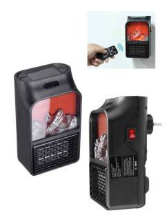 Обогреватель керамический Flame Heater 1000 Вт (в розетку) фото 33493