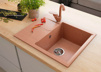 Мойка гранит. Tolero Gelcoat Costa-620 черная (36968) фото 40205