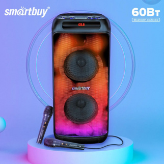 Акустическая система (колонка) Smartbuy 2.1 Flamer, 60Вт, Bluetooth, MP3, FM-радио, караоке Smartbuy фото 37192