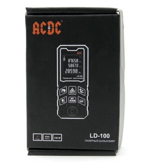 Дальномер лазерный ACDC LD-100 T0153 дальность 100 м, AAA фото 48112