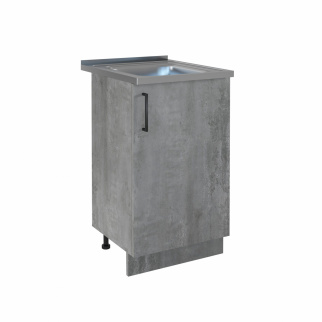 Стол под мойку - Цемент светлый (мойка 50*50) фото 40718