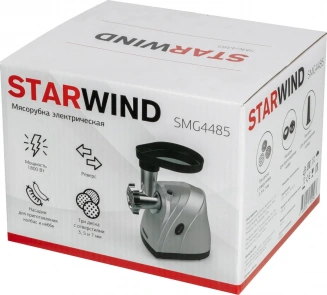Мясорубка эл. STARWIND SMG4485 серебристый фото 51717