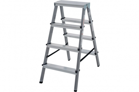 Стремянка двухстор. Новая Высота сталь/алюминий, 2х4 ступени 1140204