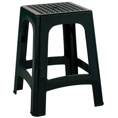 Табурет пл. ЭЛЛАСТИК темно-зеленый