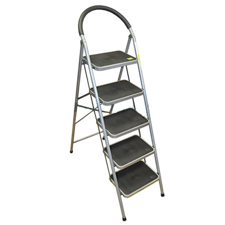 Стремянка стальная 5-ступ.широкие ALUMET (МСН205)