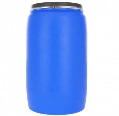 Бочка САМАРА 227л (d=581мм,h=978мм/синяя-шир.г) (4547)
