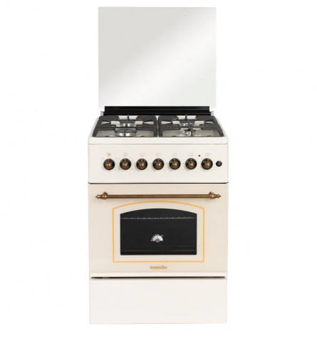 Газ. плита с электрической духовкой SMILE SM6GER200 беж