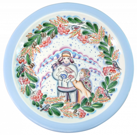 Блюдо Зима на Дону АКСИНЬЯ