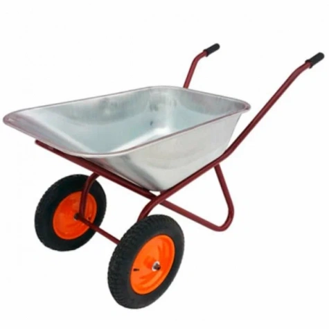 Тачка строительная T734Р/PROFI SUPER 2-х кол. (110л) с лит.колес.