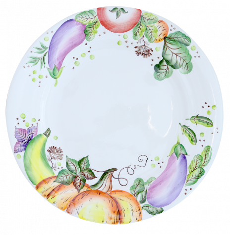 Тарелка Овощи большая АКСИНЬЯ