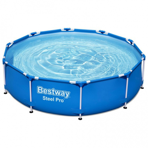 Бассейн каркасный 305 х 76 см, 4678л, фильтр-насос, 56679 Bestway