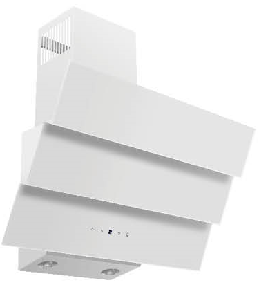 Вытяжка кух.MACBI MТG60TL-3 white glass850м/3 каскад верт.