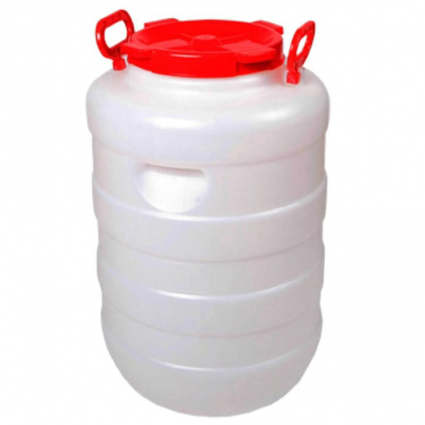 Бочка ИЖЕВСК Дачная 50л белая круглая 10193059