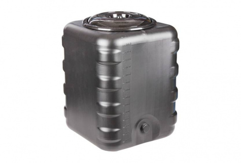 Емкость / Бак пластиковый, душ, черный 150л (М6463/2510)