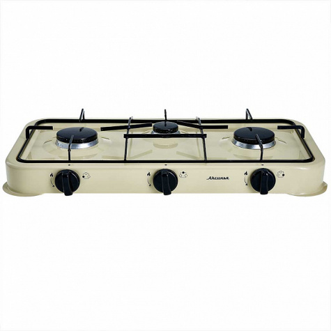 Газ. плита АКСИНЬЯ КС-107 настольная 3-конфорочная