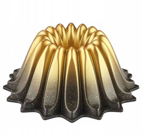 Форма для кекса АП OMS 24см (3273-(24)-Gd) черн/золотой