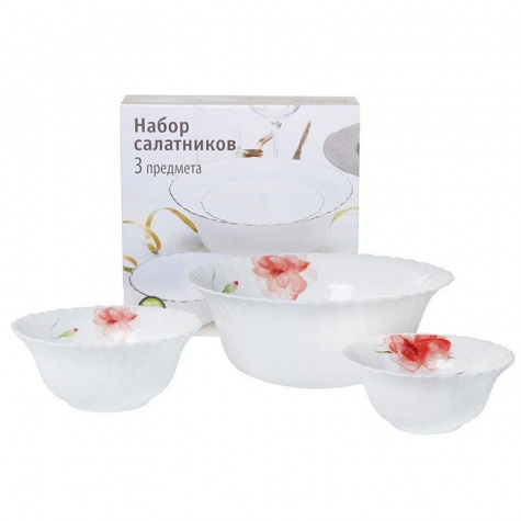 Набор салатников ст. кер. 3пр. Charme (H06259)