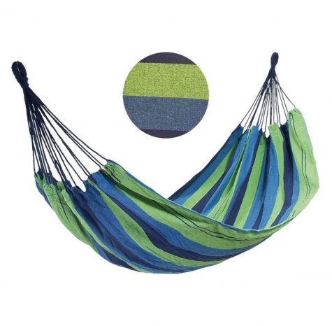 Гамак Ecos Ham-11 полотняный с чехлом для хранения и переноски, р-р 200х120 см 004972